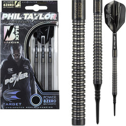 Target Phil "The Power" Taylor Power 8Zero Black Soft Tip Darts