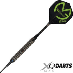 Xqmax darts jeu de 30 fléchettes nickelées 18g pointe souple