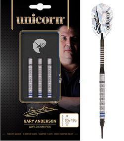 Unicorn Soft Tip World Champion Gary Anderson