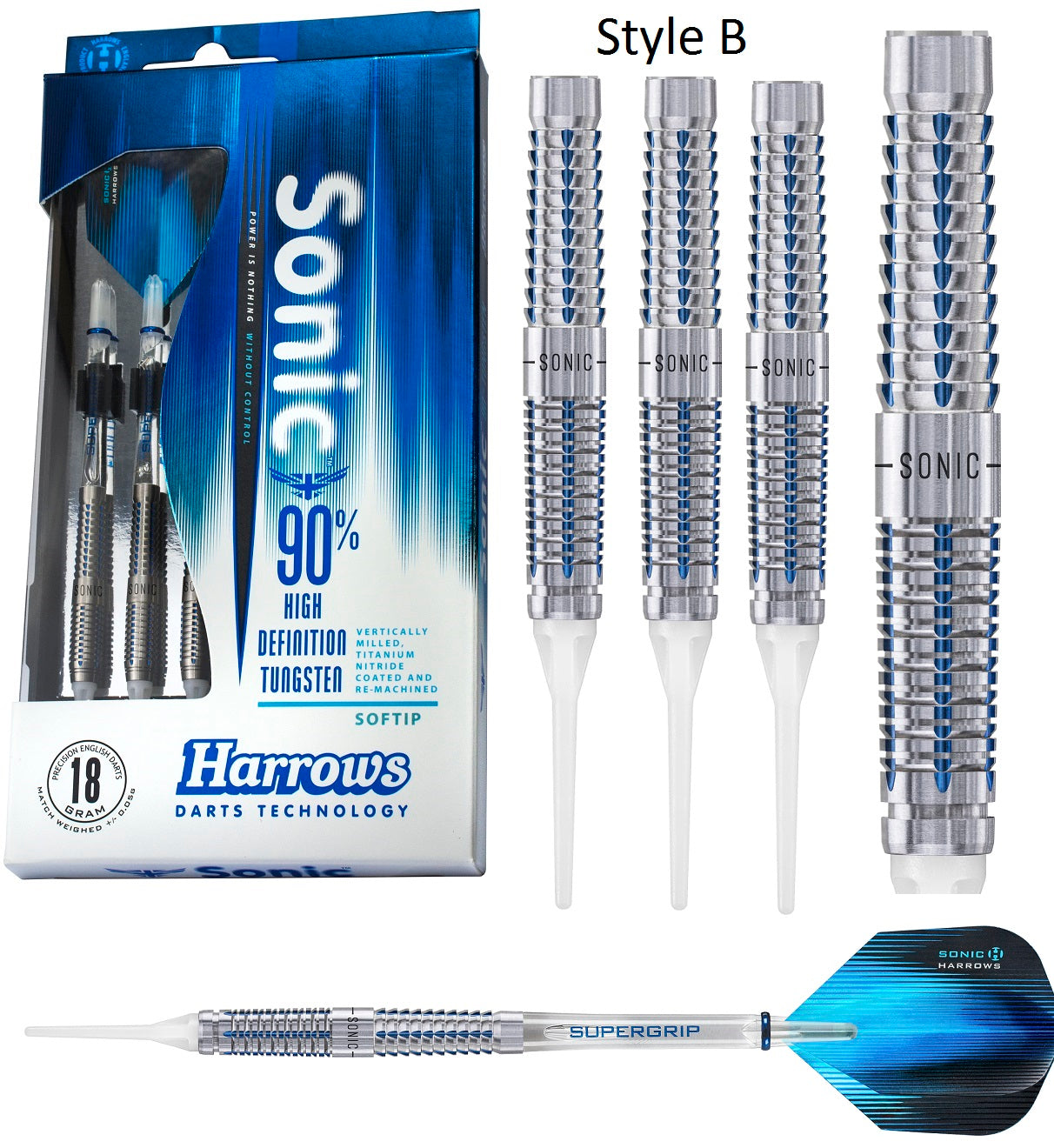 Harrows Aztec K1 Ringed and Knurled Barrel Soft Tip Darts - Heart Of Dixie  Amusements, LLC